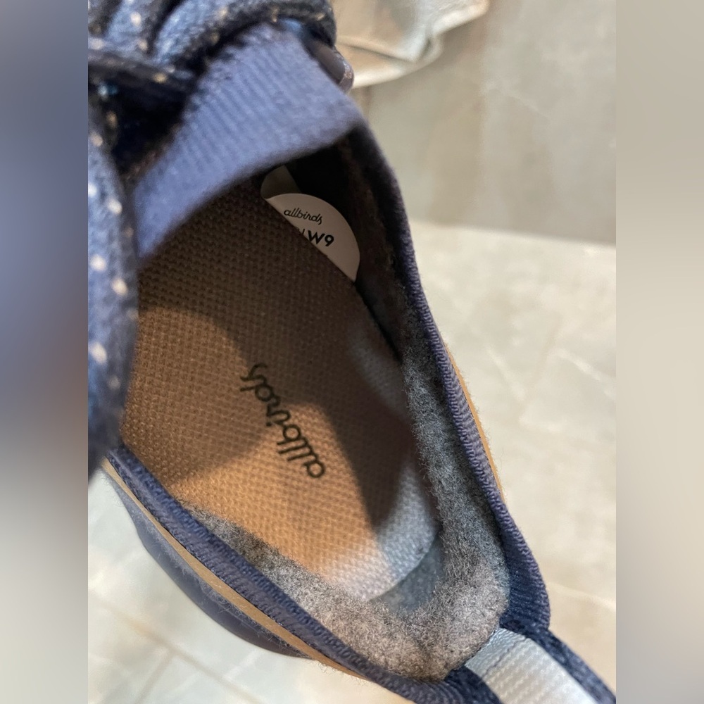 Allbirds Navy and Tan Trail Runner SWT Sneakers - Picture 6 of 9